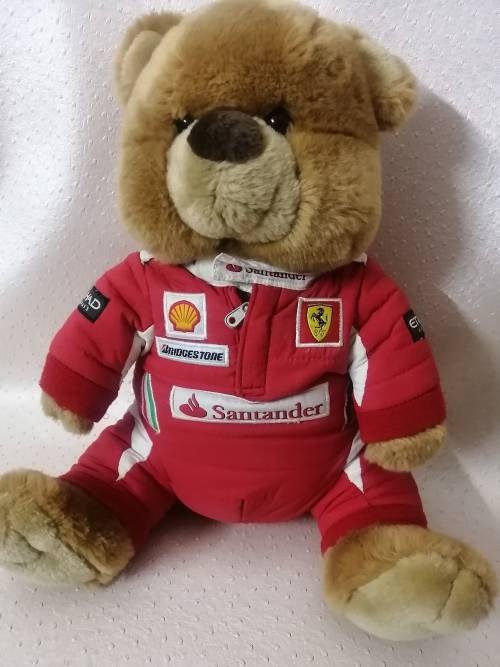 Highly Collectable!! Scuderia Ferrari Official Ferrari Team Teddy bear