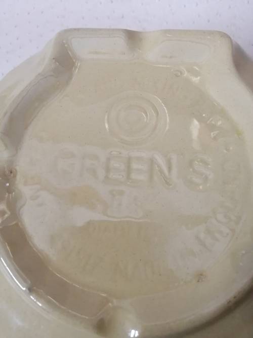 Stunning!!! Very Large Original Vintage Greens Bowl England (No Chips)