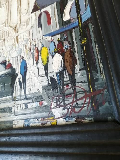 Stunning Original Oil on Board Signed by Artist (380 x 380mm)