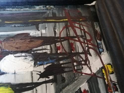 Stunning Original Oil on Board Signed by Artist (380 x 380mm)