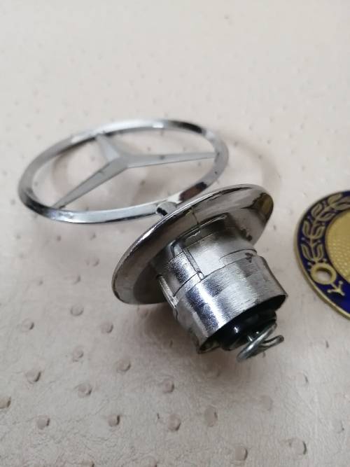 Collectors Dream!!! Stunning Vintage Pair of Mercedes Benz Badges