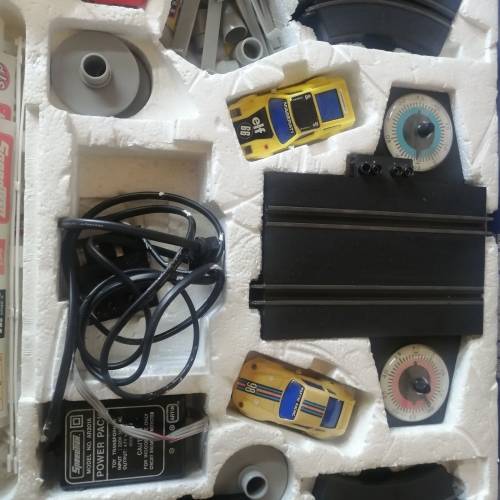Vintage _Porsche vs Maserati Scalextric - Complete