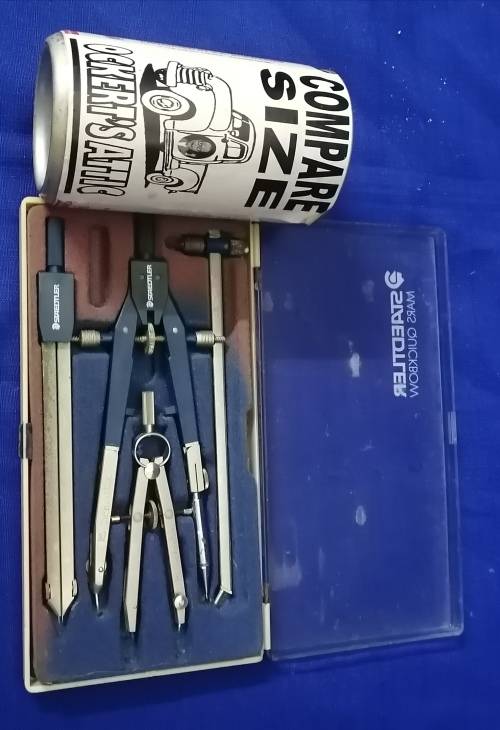 Vintage Staedtler 1980 compass set (Complete)
