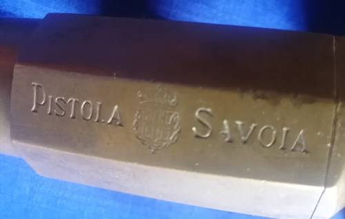 Very Rare!!! Bronze Italian Navy - WW1 - Brev.tettoni . Brescia - Percussion - Pistol