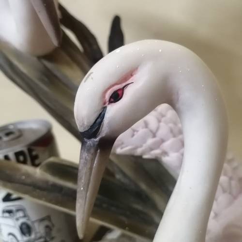 Magnificent Blue Cranes Sculpture from the Angelica Collection