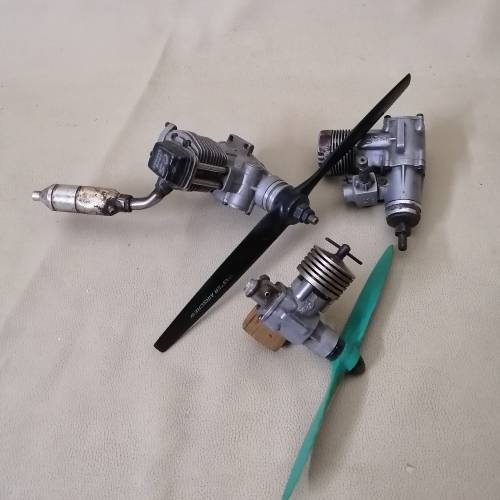 3 Radio Control Airplane Nitro Engines - Not Tested