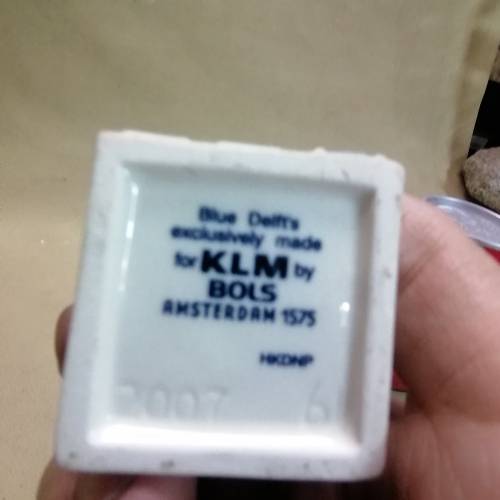 KLM BOLS DELFT HOUSE NO 19 (SEALED FULL, GOOD CONDITION)