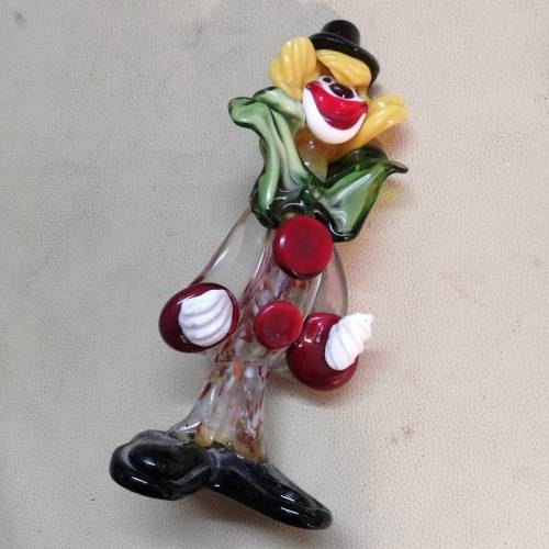 Magnificent Murano Italy Venetian Art Glass Clown 1 of 2