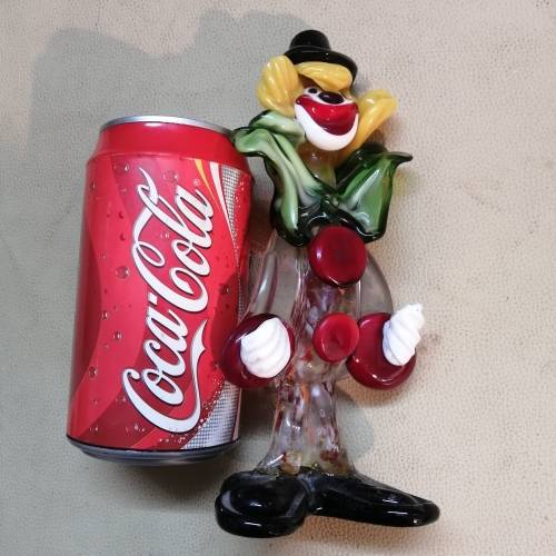 Magnificent Murano Italy Venetian Art Glass Clown 1 of 2
