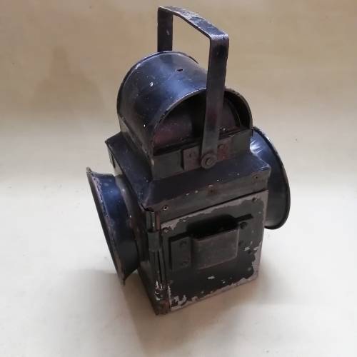 VINTAGE SOUTH AFRICAN RAILWAYS SIGNAL LAMP