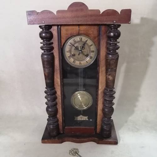 STUNNING ANTIQUE GERMAN REGULATOR WALL CLOCK
