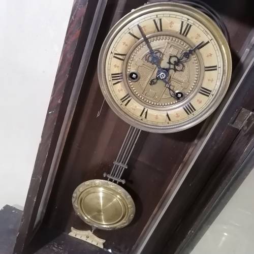 STUNNING ANTIQUE GERMAN REGULATOR WALL CLOCK