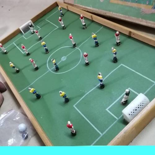 VERY RARE MID-CENTURY TABLE FOOTBALL, BY LUDA, CIRCA 1950`S