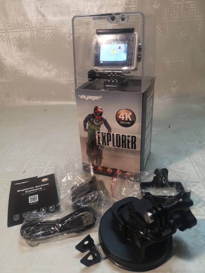 EXPLORER 4K ULTRA HD WATERPROOF ACTION CAMERA - WORKING