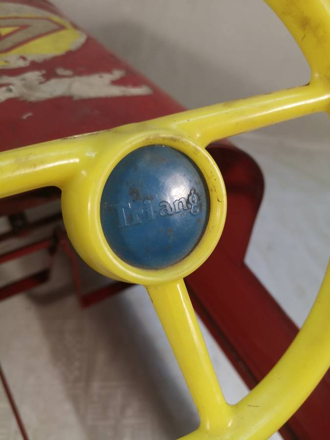 MAGNIFICENT!! VERY RARE VINTAGE 1950`S TRIANG SPRINGBOK PEDAL CAR