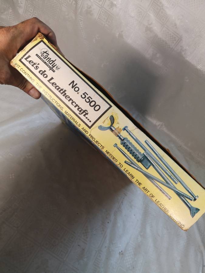 Vintage Tandy Leathercraft Kit - Complete Like New Plus Extras