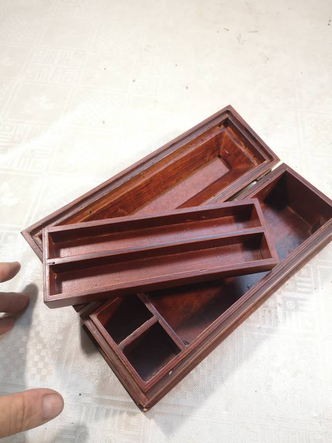 Stunning Solid Wood Stationary Box