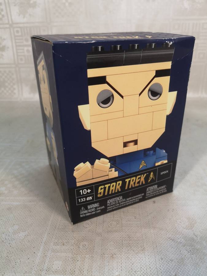 Mega Bloks Kubros Star Trek 50th Anniversary Spock Buildable Figure New and Sealed in Box