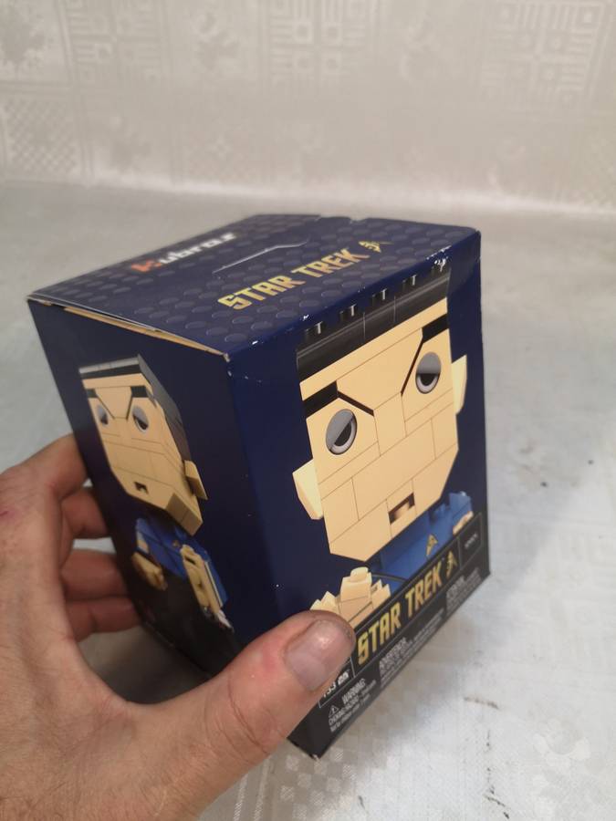 Mega Bloks Kubros Star Trek 50th Anniversary Spock Buildable Figure New and Sealed in Box