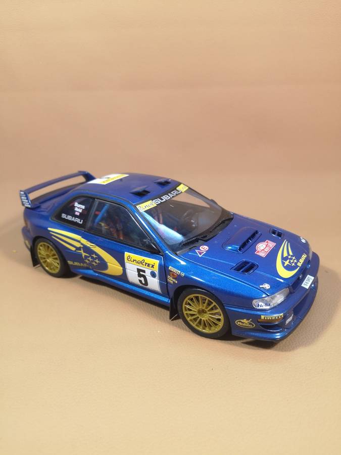 RARE!! AUTOART 1/18 DIECAST SUBARU IMPREZA WRC NO. 5 BURNS/ REID