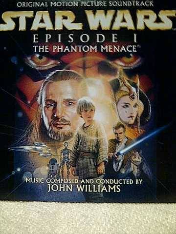 STAR WARS, ORIGINAL MOTION PICTURE SOUNDTRACK, EPISODE 1 THE PHANTOM MENACE : CD