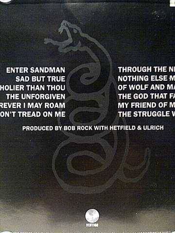 Metallica: The Black Album : CD