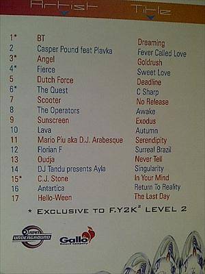 F.Y2k : Various : Mixed by Speedy