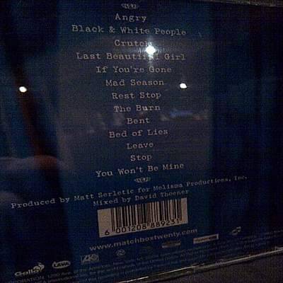 Mad Season : Matchbox Twenty : CD
