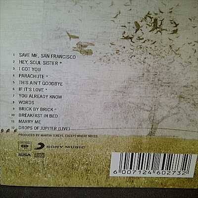 Train : Save Me San Francisco : CD