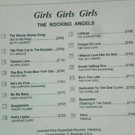 Girls Girls Girls: The Rocking Angels : CD