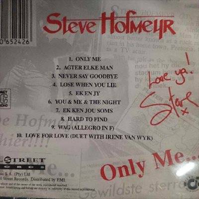 Steve Hofmeyr : Only Me