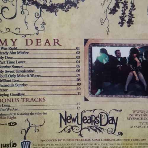 New Years Day : My Dear : CD