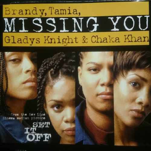 Brandy Tamia Gladys Knight and Chaka Khan : Set it off : Missing You : Cd Single : CD