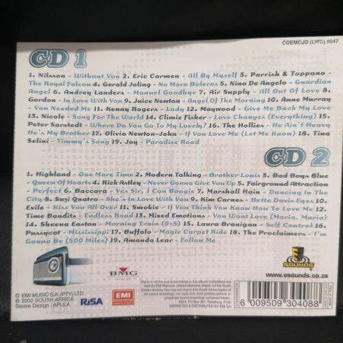 Take me Back : 2 CD Set : Various Artists : CD