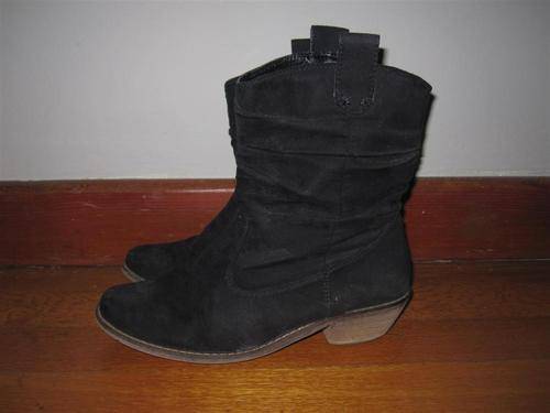 Black Suede Boots Nr5