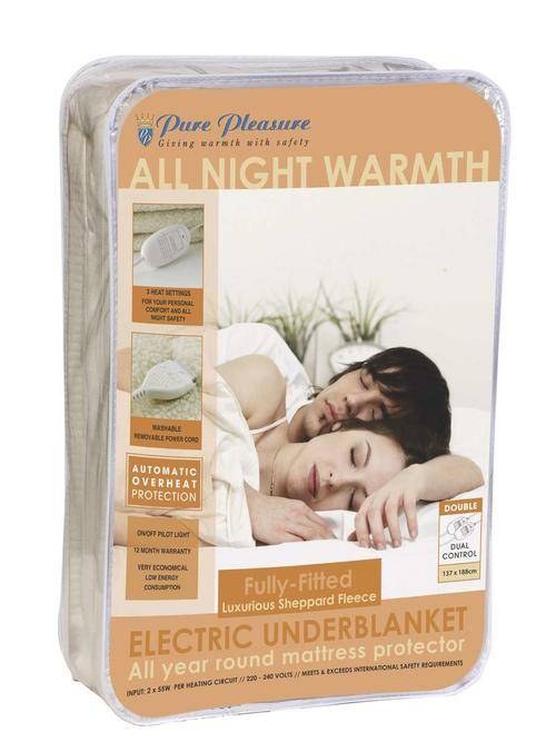 FULLY-FITTED DOUBLE BED ELECTRIC BLANKET