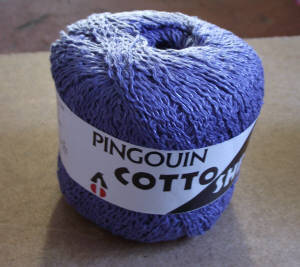 Pingouin Cotto Sheen Crochet Cotton 50g Blue