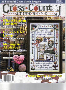 Cross Stitch Magazine : Cross Country Stitching June 1995