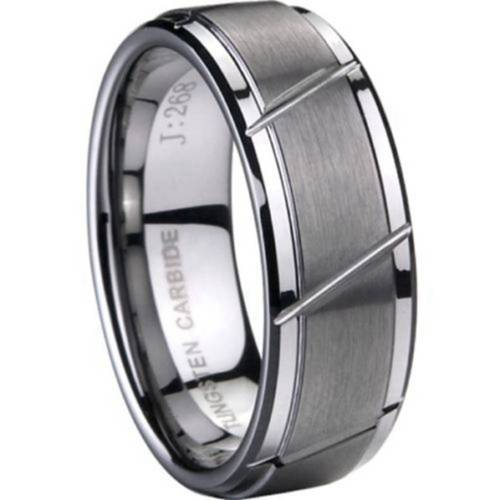 Real Tungsten Carbide (High Quality) Men's Ring Size 11 (including Free Shipping Via SA Postal)