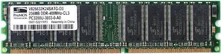 ProMos 256MB DDR-400 Desktop RAM