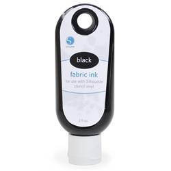 Silhouette fabric ink - Black