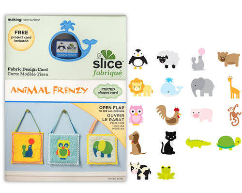 Slice Elite Design Cards - Animal Frenzy Fabrique