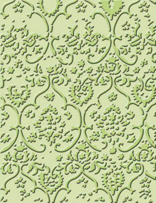 Cuttlebug A2 Embossing Folder: Textile