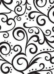 Darice embossing folder - Scrolls