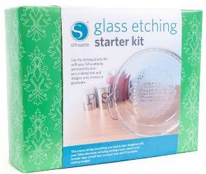 Silhouette Glass Etching Starter Kit