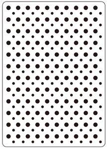 Darice embossing folder -  Dots