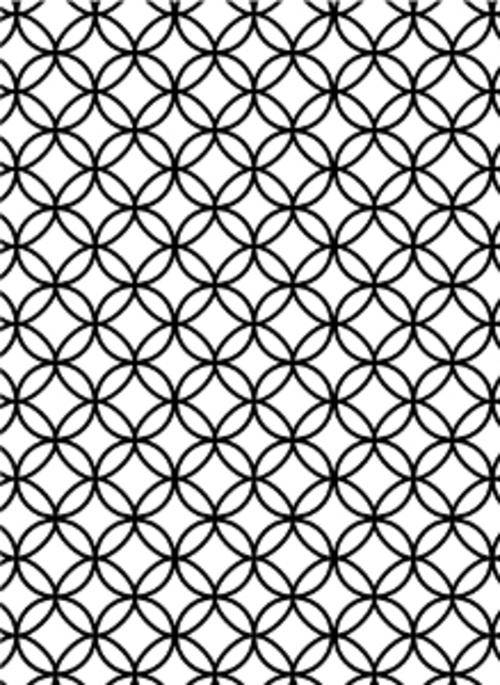 Darice Embossing Folder -  Circle Interlock