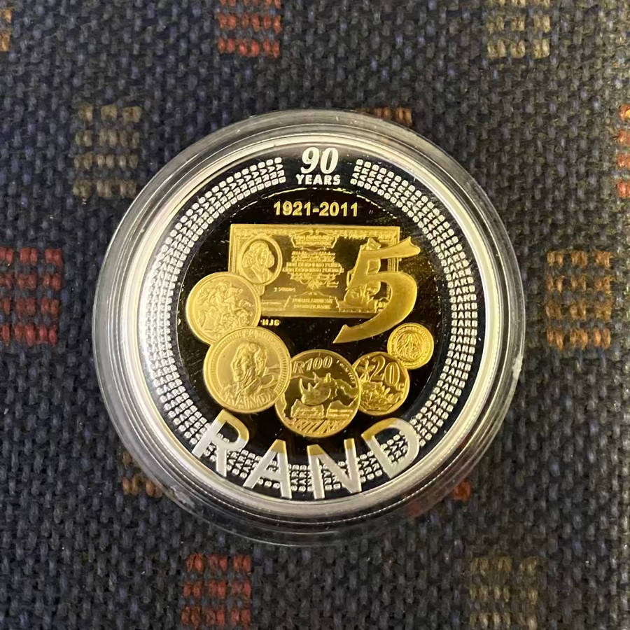 2011 SILVER PROOF R5 CROWN - SARB 90th ANNIVERSARY