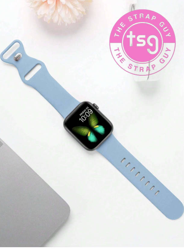 Watch Band compatible with Apple watch 42mm to 49mm - Light blue