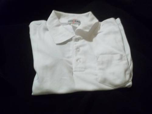 WHITE GOLF SHIRT